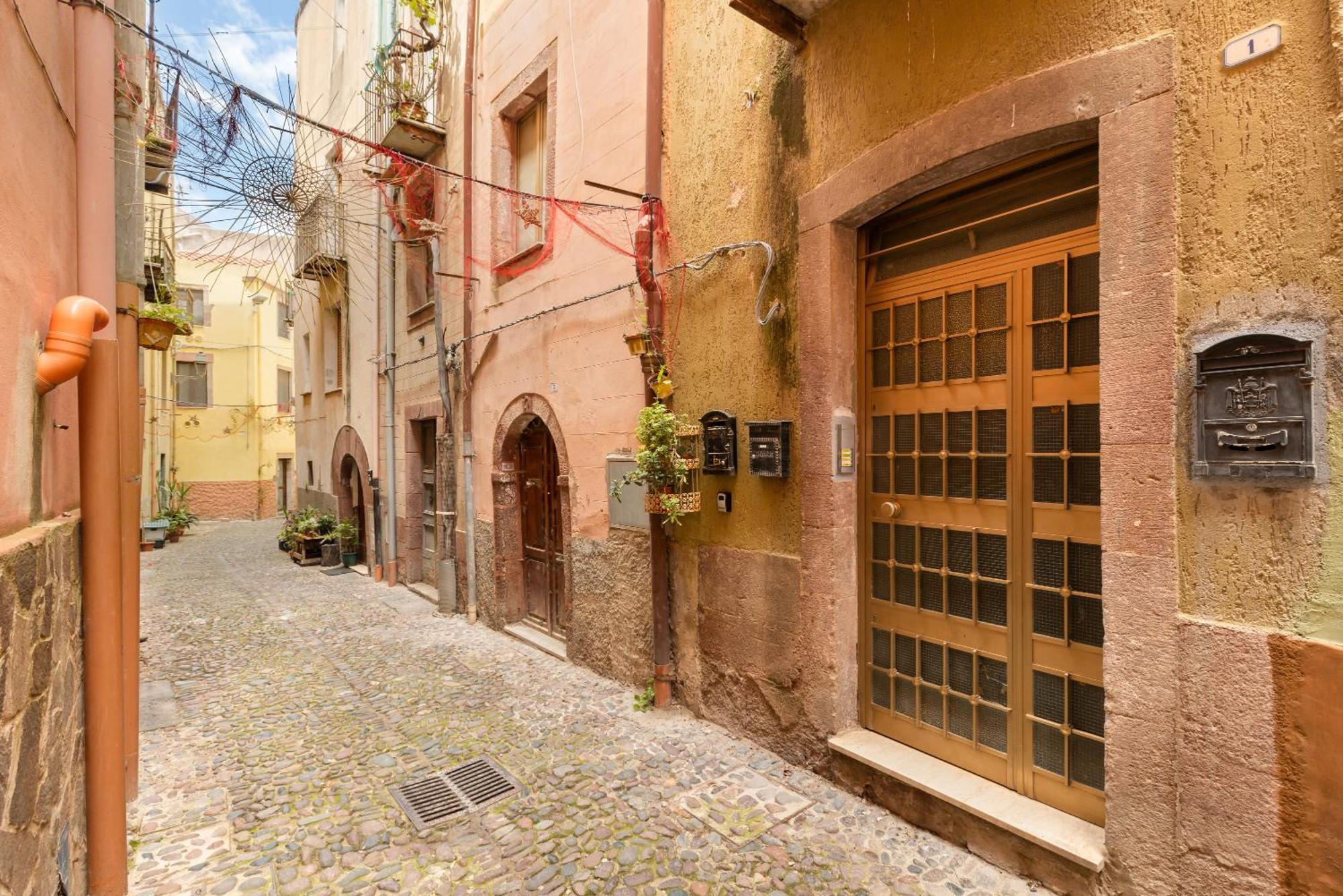 Appartamento Casa Rocca Bosa Esterno foto